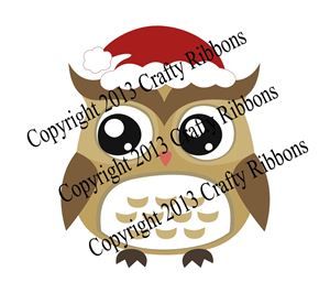 Christmas Owl - Digi 8